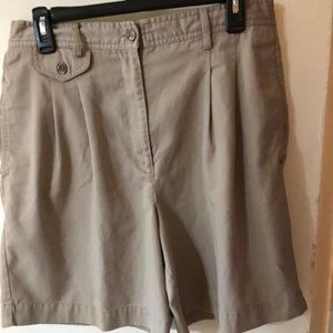 Walking Shorts, Size 12 Tan